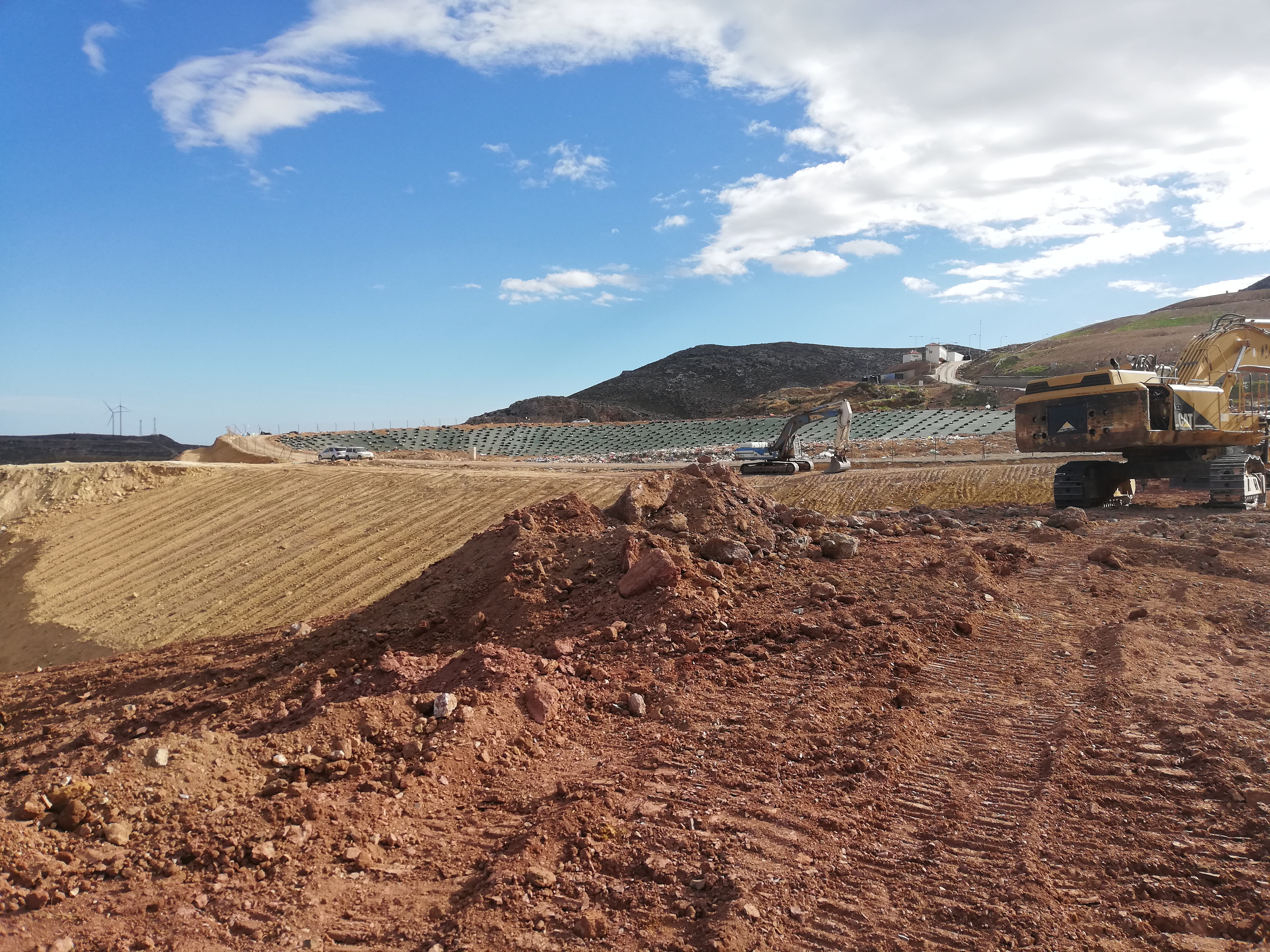 Waste treatment plant and residue landfill of Siteia